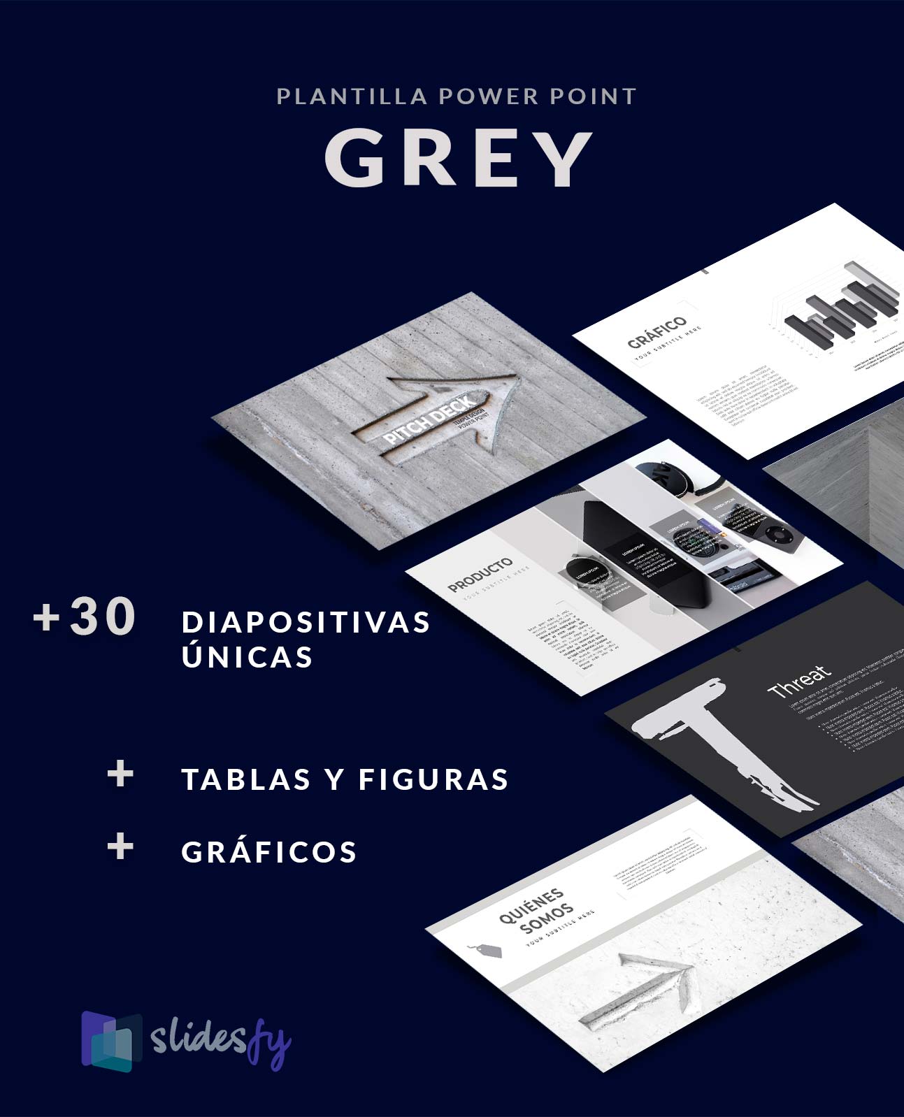 Presentaciones tonos grises